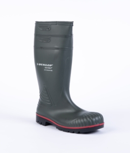 Dunlop Mens Acifort Heavy Duty Green/Red Wellington Boots