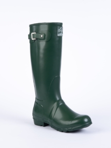Woodland Womens Plain Green Wellington Boots