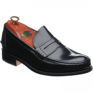 Barker Caruso loafers in Black Polished 