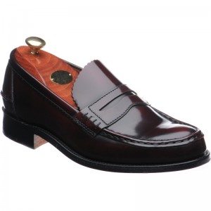 Barker Caruso loafers in Burgundy Polished 