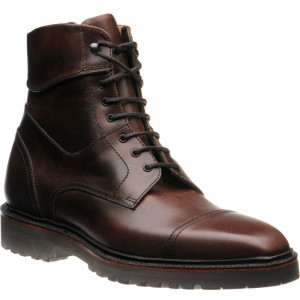 Barker Hawes rubber-soled boots in Brown Pull Up 
