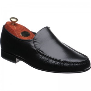 Barker Laurence rubber-soled loafers in Black Kid 