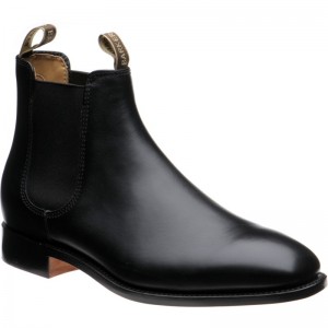 Barker Mansfield Chelsea boots in Black Calf 
