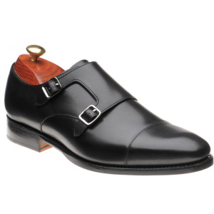 Barker Middlewich monk shoes in Black Calf 