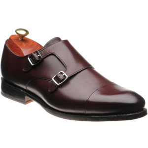 Barker Middlewich monk shoes in Burgundy Calf 