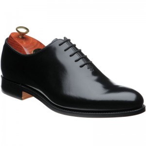 Barker Nelson Oxfords in Black Hi-Shine Loafers Brogues