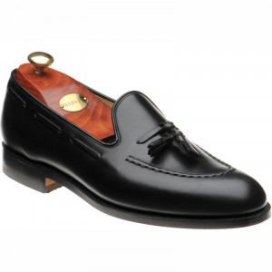 Barker Pevensey tasselled loafers in Black Calf 