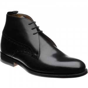Barker Tyne hybrid-soled boots in Black Calf 