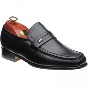 Barker Wesley hybrid-soled loafers in Black Calf 