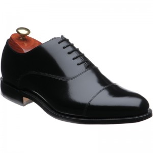 Barker Winsford Oxfords in Black Polished Loafers Brogues