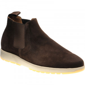Carlos Santos 1464 rubber-soled boots in Brown Suede 