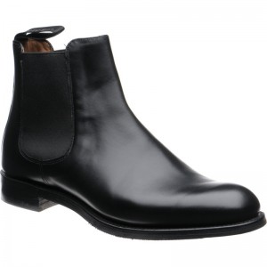 Cheaney Godfrey D rubber-soled Chelsea boots in Black Calf 