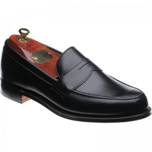 Cheaney Hudson loafers in Black Calf 
