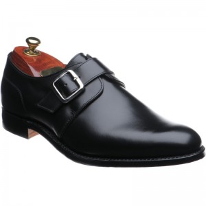 Cheaney Moorgate monk shoes in Black Calf 