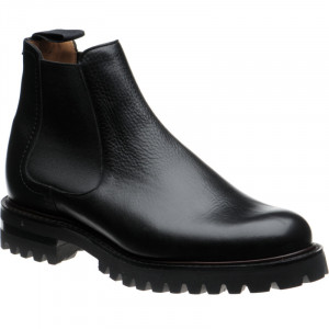Church Cornwood 2 rubber-soled Chelsea boots in Black Soft Grain Calf 