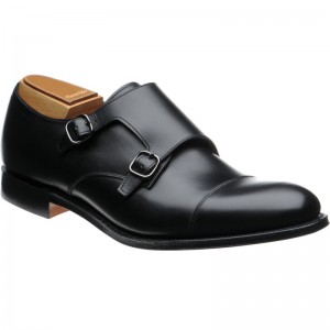 Church Detroit double monk shoes in Black Calf 