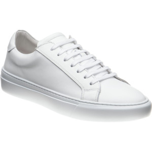 Herring Amalfi rubber-soled trainers in White Calf 