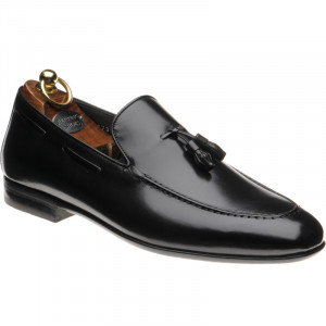 Herring Andalusia rubber-soled tasselled loafers in Black Calf 