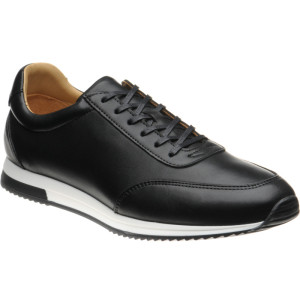 Herring Atlanta rubber-soled trainers in Black Calf 