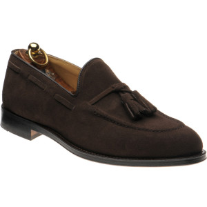 Herring Barcelona III tasselled loafers in Brown Suede 
