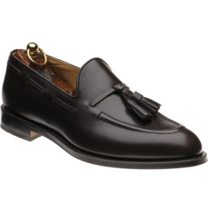 Herring Barcelona III tasselled loafers in Dark Brown Calf 