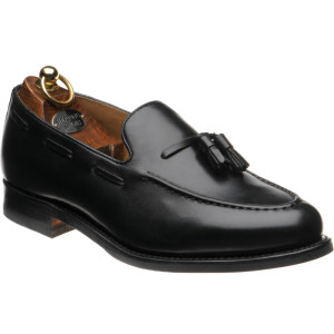 Herring Barcelona Rubber hybrid-soled loafers in Black Calf 