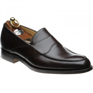 Herring Barnaby loafers in Dark Walnut 