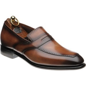 Herring Belmont loafers in Chestnut Calf 
