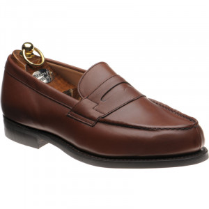 Herring Blarney rubber-soled loafers in Brown Calf