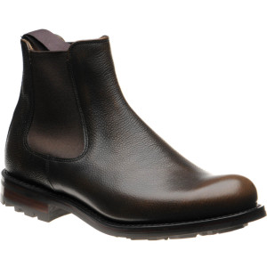 Herring Bradden rubber-soled Chelsea boots in Bronze Rub Off 