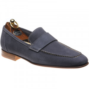 Herring Bridport hybrid-soled loafers in Grey Suede 