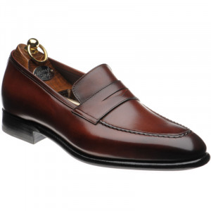 Herring Cadogan loafers in Rosewood Calf 