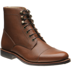 Herring Caldbeck Rubber rubber-soled boots in Cognac Grain Calf Oxfords Derbys Loafers Brogues