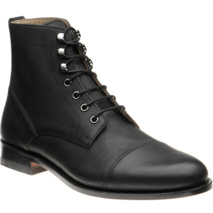 Herring Caldbeck boots in Black Waxy Calf Oxfords Derbys Loafers Brogues