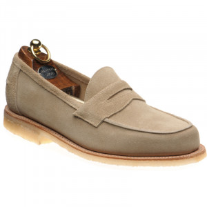 Herring Cannes rubber-soled loafers in Sand Suede 
