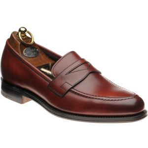 Herring Charlton loafers in Hazlenut Calf 
