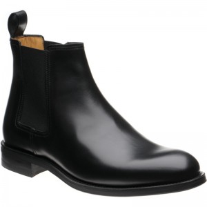 Herring Chichester rubber-soled Chelsea boots in Black Calf 