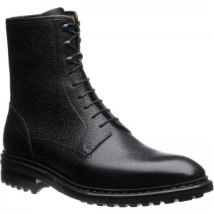Herring Churchstow Norwegian rubber-soled boots in Black Grain 
