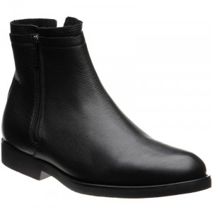 Herring Copenhagen (Warm Lined) rubber-soled Chelsea boots in Black Calf 
