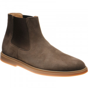 Herring Corvette rubber-soled Chelsea boots in Brown Suede 