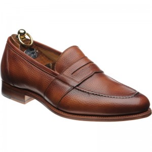 Herring Dartford loafers in Tan Soft Grain 