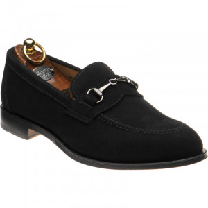 Herring Dillon II loafers in Black Suede 