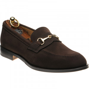 Herring Dillon II loafers in Dark Brown Suede 