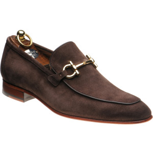 Herring Dillon loafers in Brown Suede 