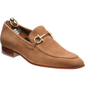 Herring Dillon loafers in Tobacco Suede 