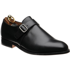 Herring Edgbaston monk shoes in Black Calf 