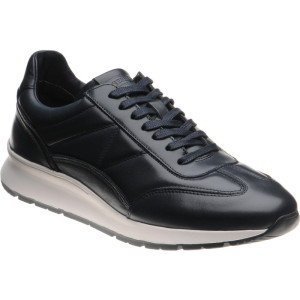 Herring Elan rubber-soled trainers in Navy Calf 