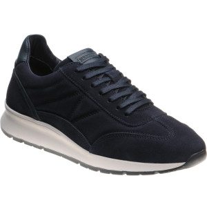 Herring Elan rubber-soled trainers in Navy Suede 