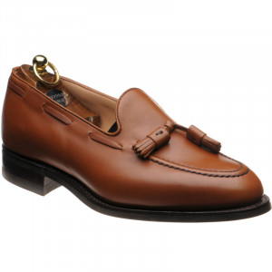 Herring Fletcher rubber-soled tasselled loafers in Pecan Calf 