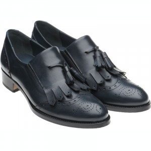 Herring Giulietta ladies hybrid-soled tasselled loafers in Blue Calf 